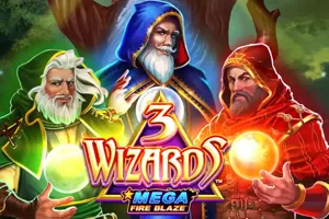 Playtech : Mega Fire Blaze: 3 Wizards - JOOX138